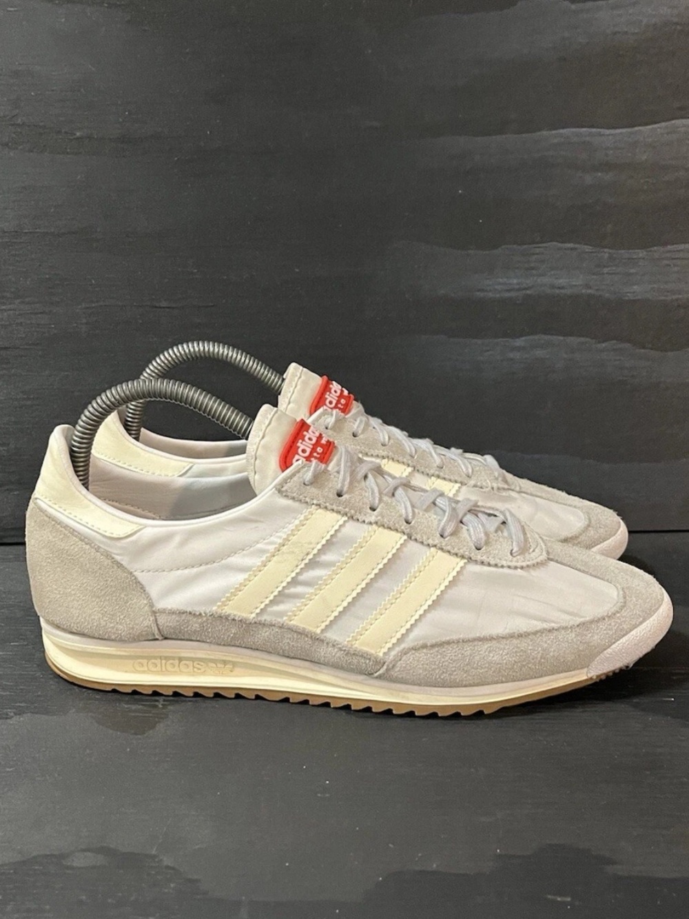 adidas Lotta Volkova SL 72 Beige/Cream Suede & Nylon Retro Sneakers Mens 7.5